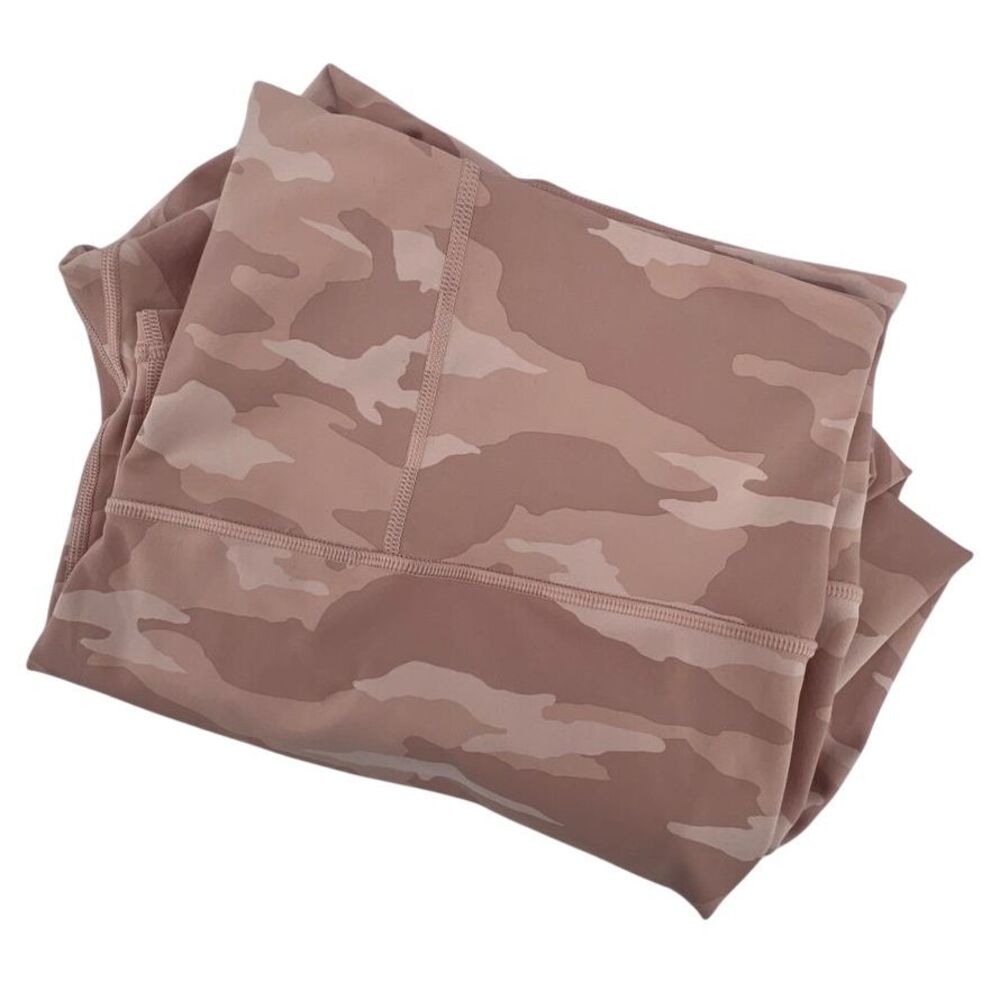 Athleta Camo Leggings - Pink and Tan